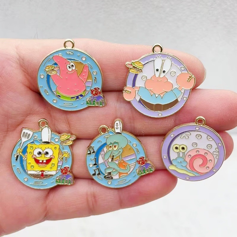 Party Favor Bag - 10 stuks cartoon anime legering oliedruppel