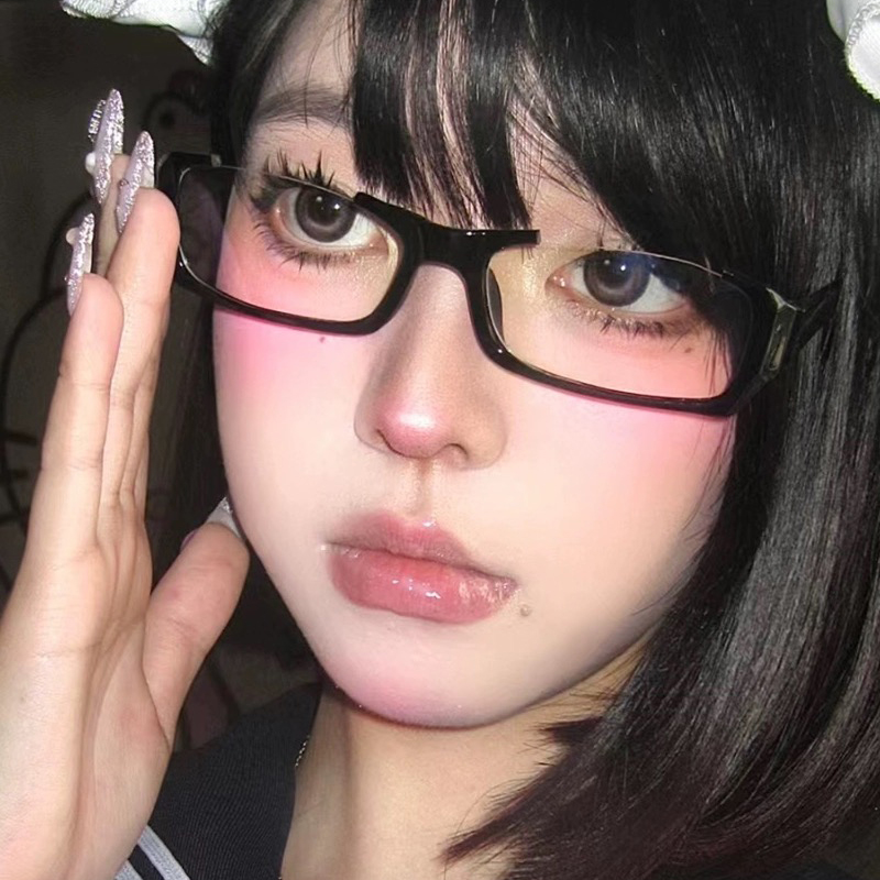 Y2K Zwart Half Frame Bril Vrou - Photo Booth Frame recensie en prijs