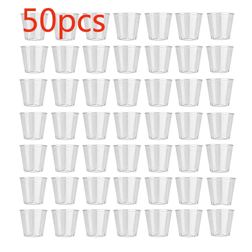 35 ml 50 X doorzichtige plasti - Plastic Cup 50Pcs recensie en prijs